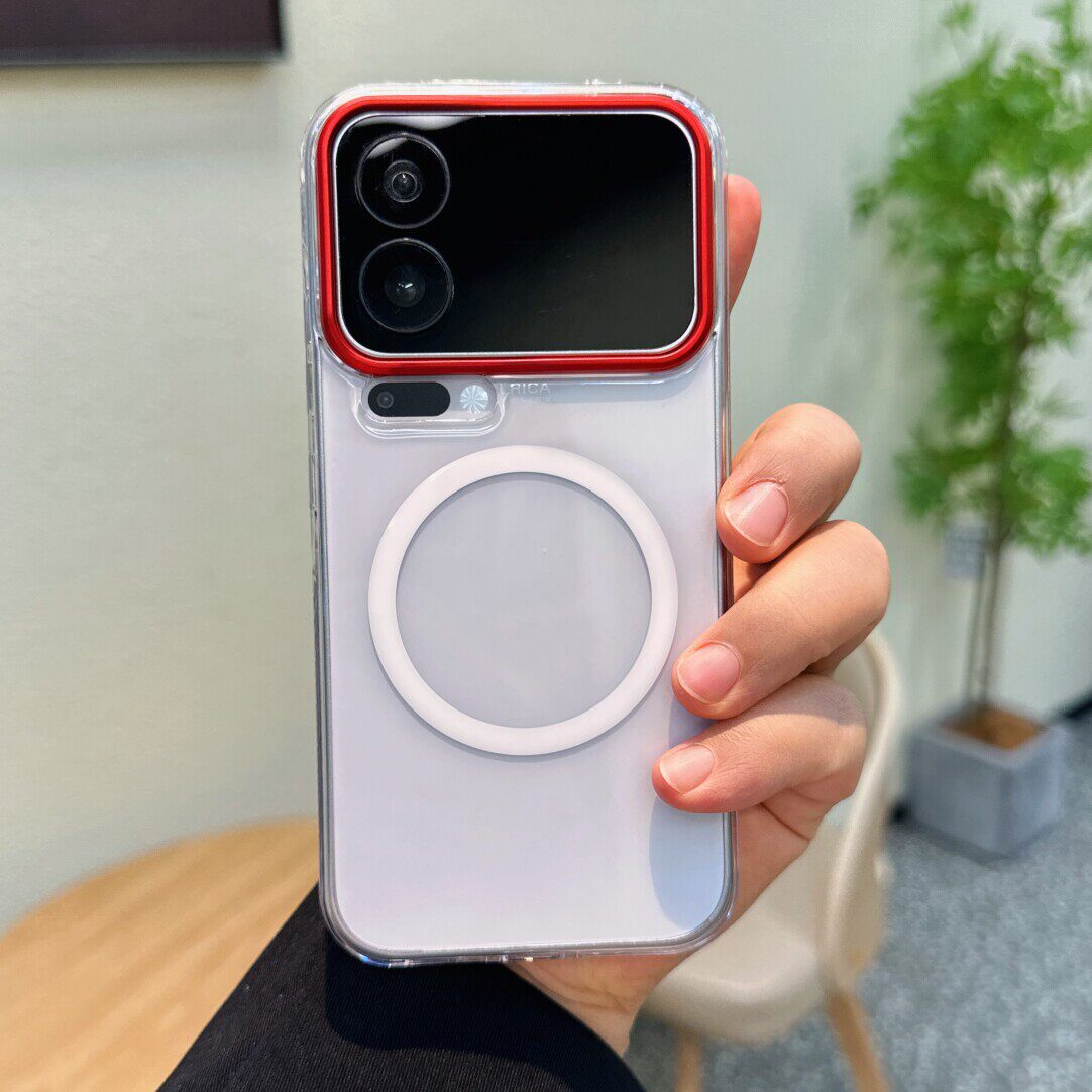 彩运透明磁吸适用小米17promax手机壳17Ultra耐黄Xiaomi15红圈镜头大孔15Pro全包高级感14ultra硬外壳情侣款