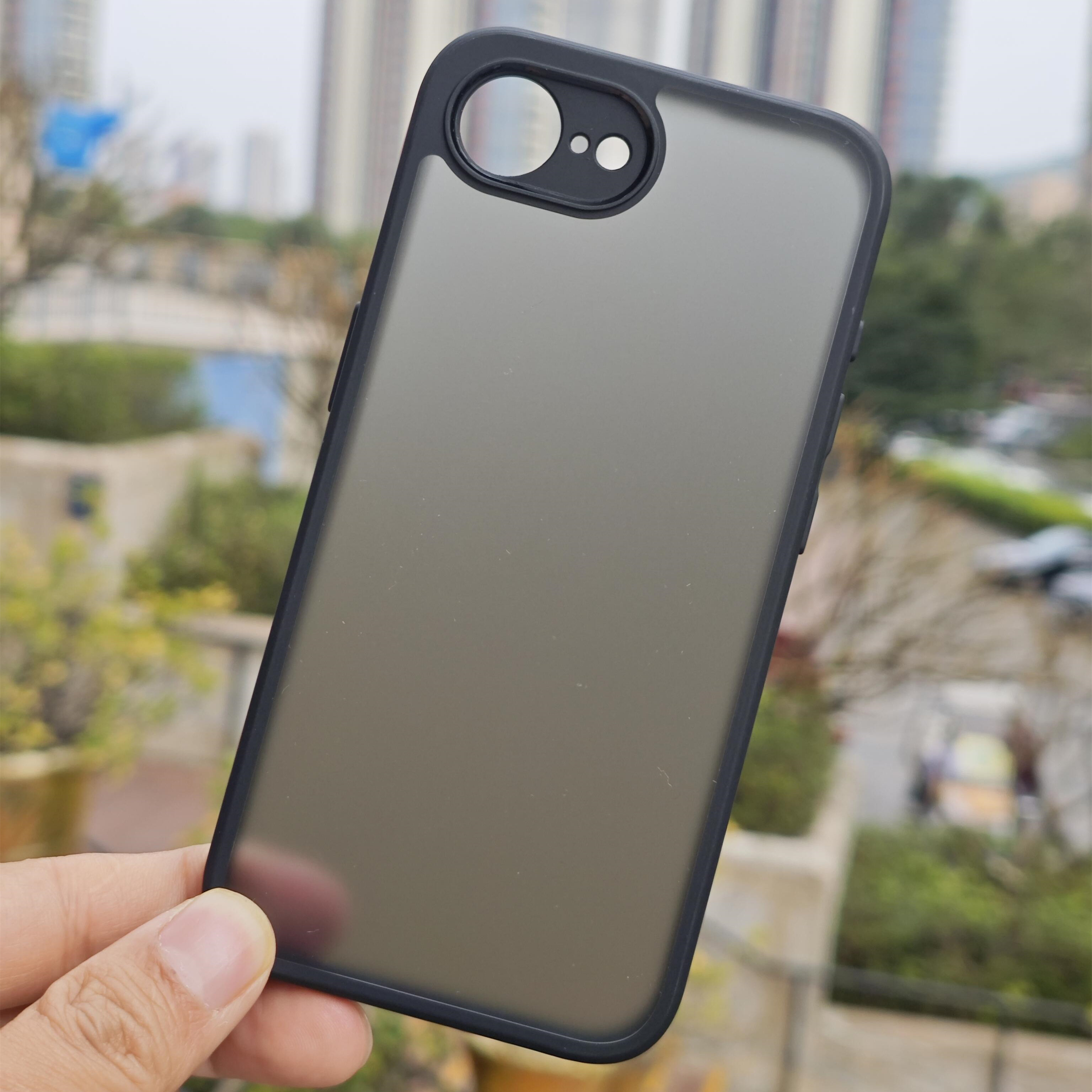 Magsafe磁吸适用苹果16e手机壳iPhone16promax透明小米15Pro亚克力14简约13/12磨砂黑边11全包镜头不会发黄硬