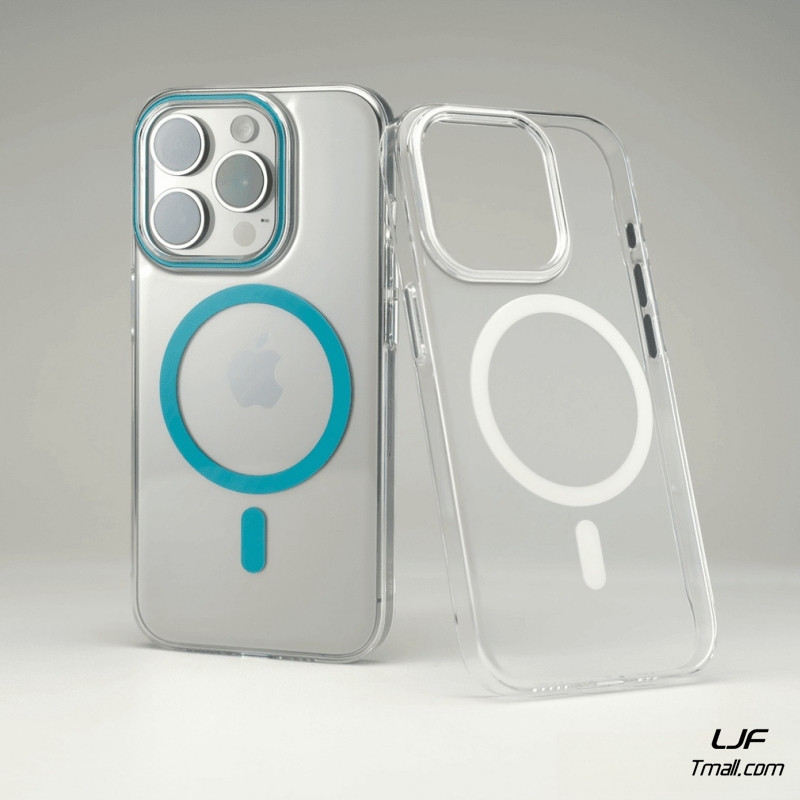 冰晶透亮不发黄适用苹果16promax手机壳【晶润磁吸】iPhone15/14大孔镜头13Pro全包12薄款透明硬壳独立按键男