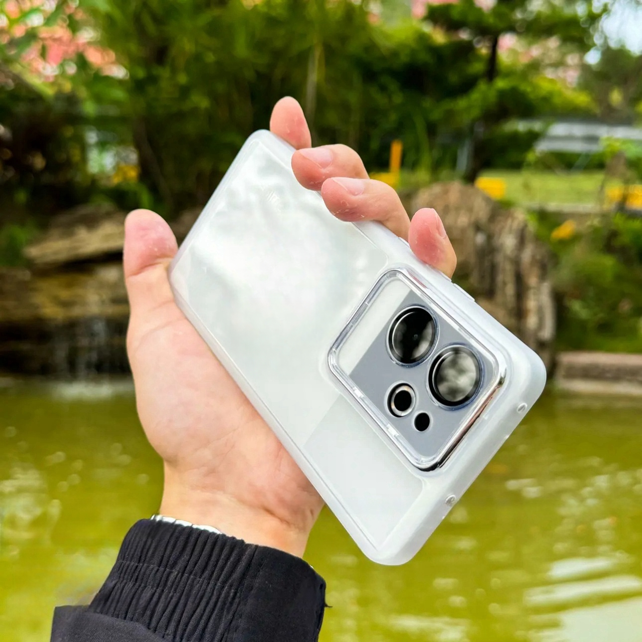 适用真我GT6硅胶简约时尚保护壳