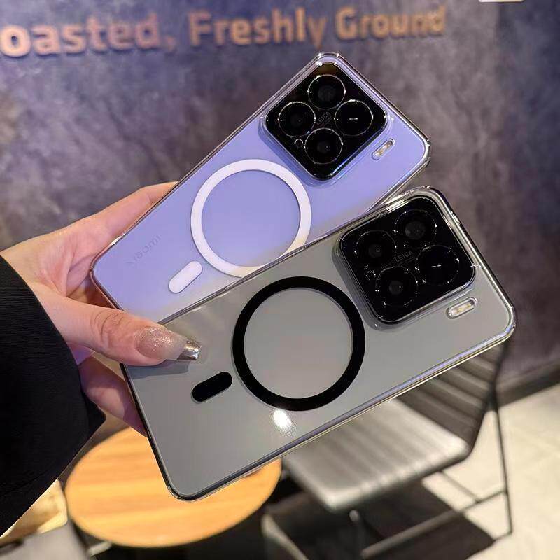 耐发黄适用小米15手机壳xiaomi15pro超薄透明14pro全包镜头14ultra无线磁吸13Pro简约13U高级感十五男女外壳