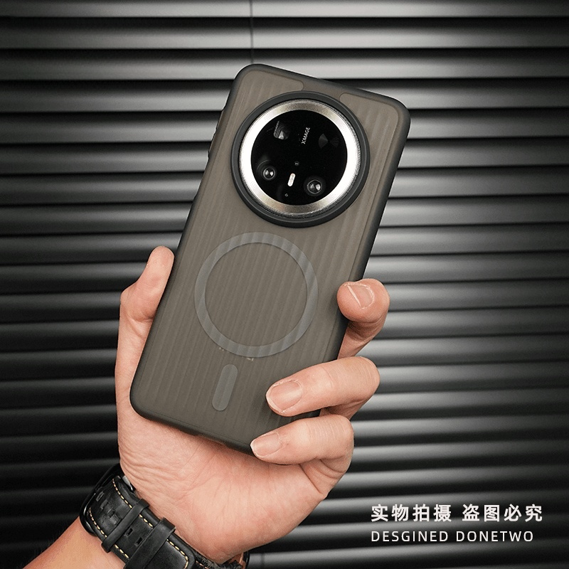 软边光栅磁吸适用华为Mate70Pro手机壳简约Mate60Pro+立体瓦楞纹70Pro优享版金属按键全包防摔透黑色高级感男