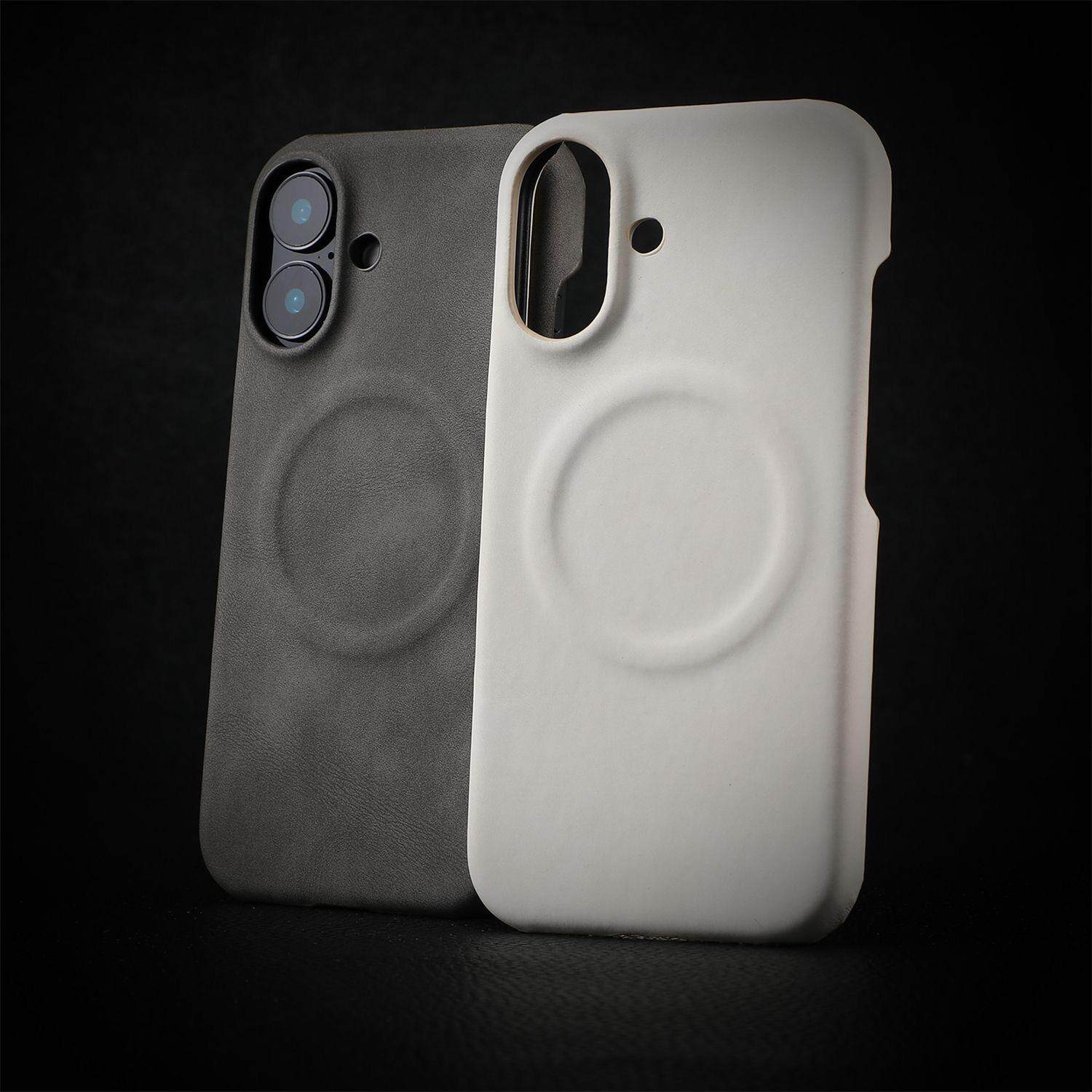 秋冬肤感羊巴皮适用苹果16手机壳磁吸iphone16promax高级感15/14plus防摔13Pro商务高级灰色12潮搭男款半包套