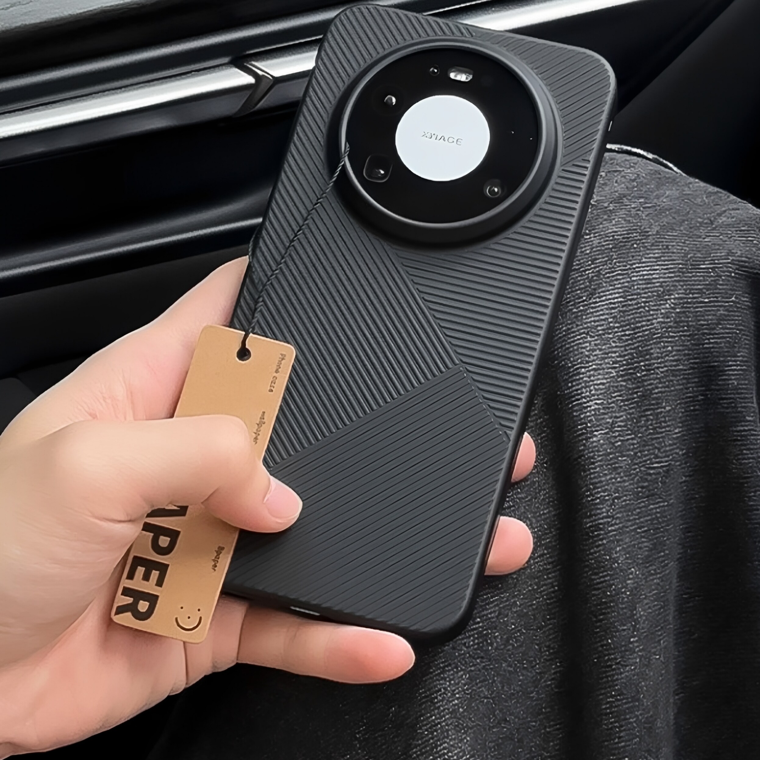 几何线条超薄适用华为Mate80ProMax手机壳mate70/60Pro+简约PC硬壳纯黑色防摔不沾指纹高级感ins透白色磨砂套