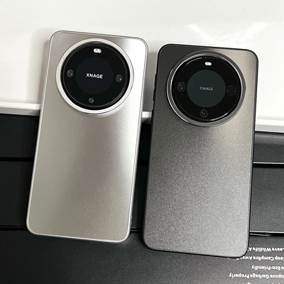 铝合金磨砂幻影银色适用华为Mate60pro+手机壳内置磁吸mate70/50大孔金属质感40e商务高档亚克力全包防摔男生