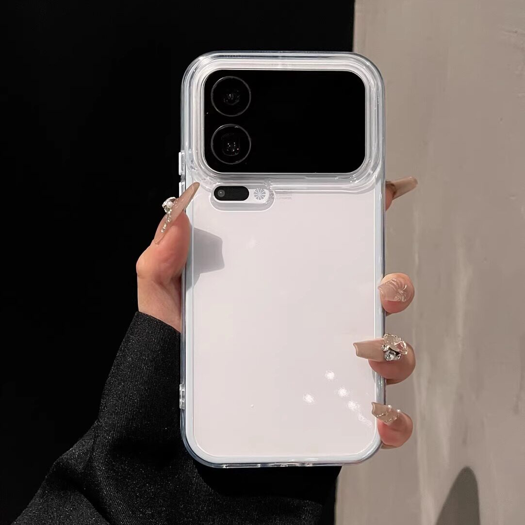 高颜值马卡龙浅蓝色透明适用小米17ProMax手机壳15spro防摔15Ultra二合一全包14可爱13简约K90白色k80男女k60