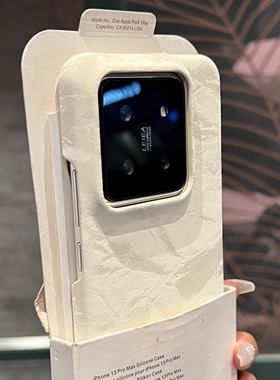 奶油白丝绒缎面17Promax适用小米14Pro手机壳Xiaomi15/13复古丝滑手感14Ultra半包防摔保护套K80绒布款防指纹