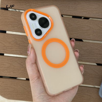 适用华为Pura70PC简约保护壳