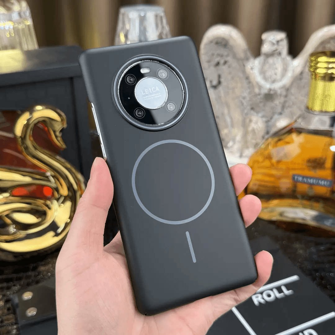 【肤感磁吸】轻薄适用华为Mate40Pro手机壳mate70/60pro+简约细圈磁吸充电mate50E高级黑色硬壳mate30男女款
