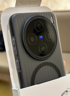 防滑条黑色高级立体瓦楞纹X300适用vivoX200S手机壳x200promini黑武士光栅Magsafe磁吸充电X100全包Ultra硬壳