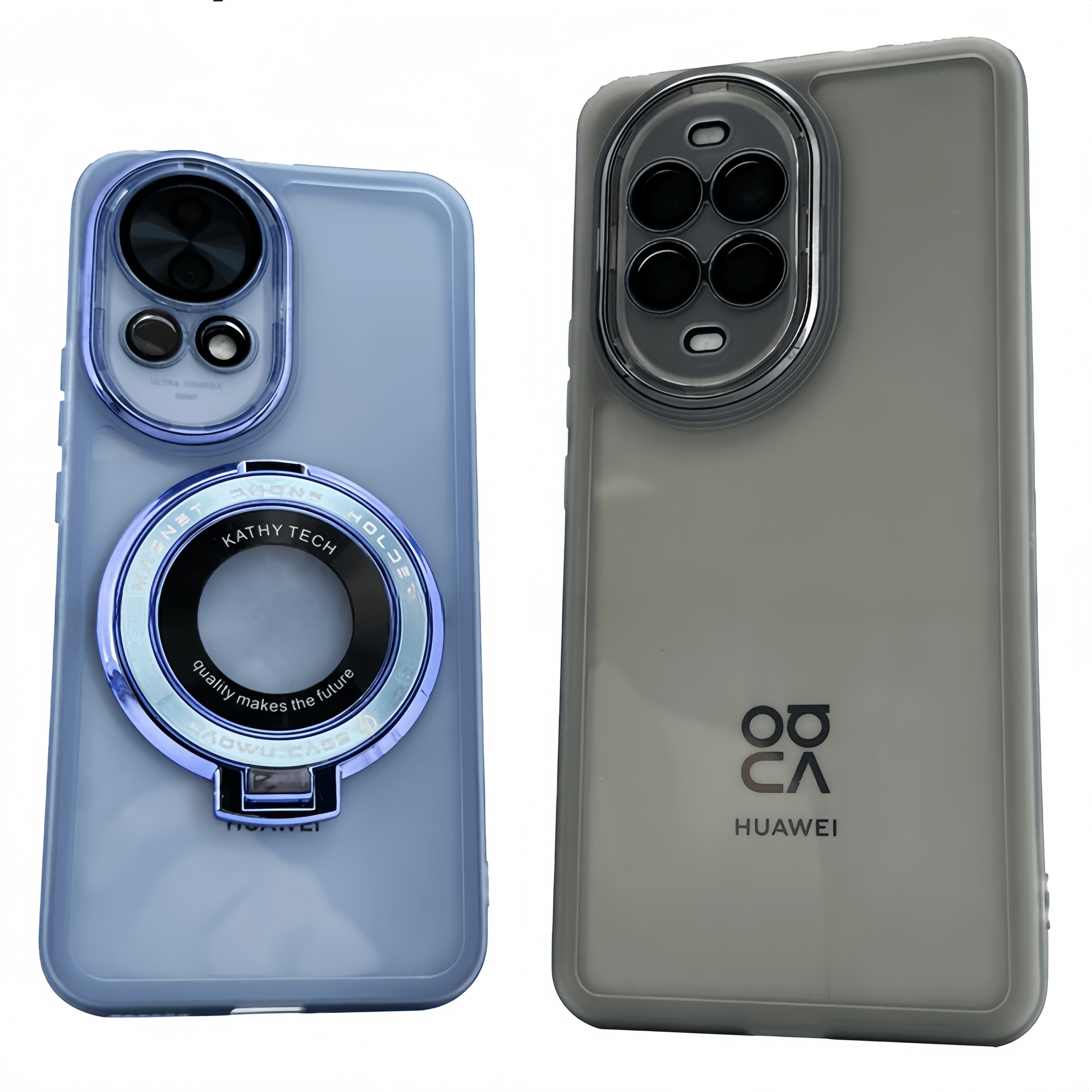 高级感全包透明适用华为Nova13Pro手机壳光面透蓝色nova14pro自带镜头膜Nova12Ultra防摔nova11平衡支架保护