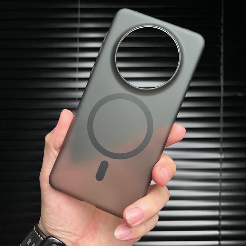 内置磁吸充电适用华为Mate60Pro手机壳散热mate70+磨砂白mate80promax冰雾透明黑色强磁吸力PC硬简约全包超薄