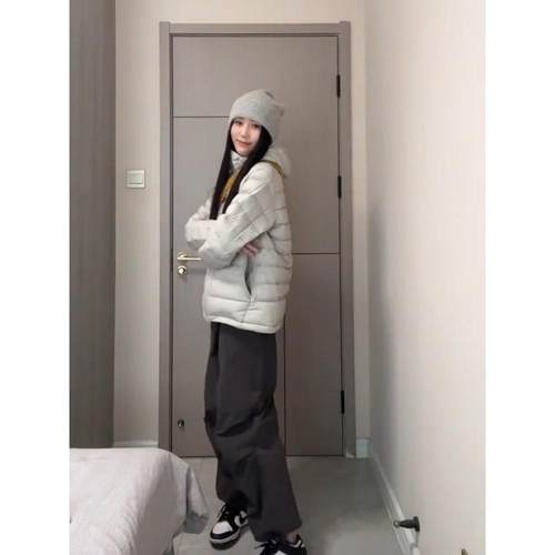 韩系排骨保暖面包服女新款女