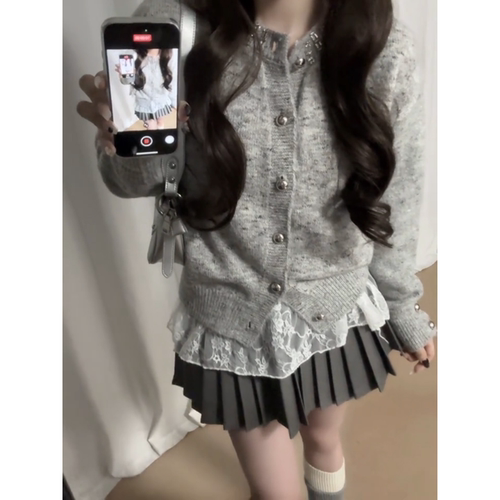 miu里miu气穿搭小香风保暖套装裙