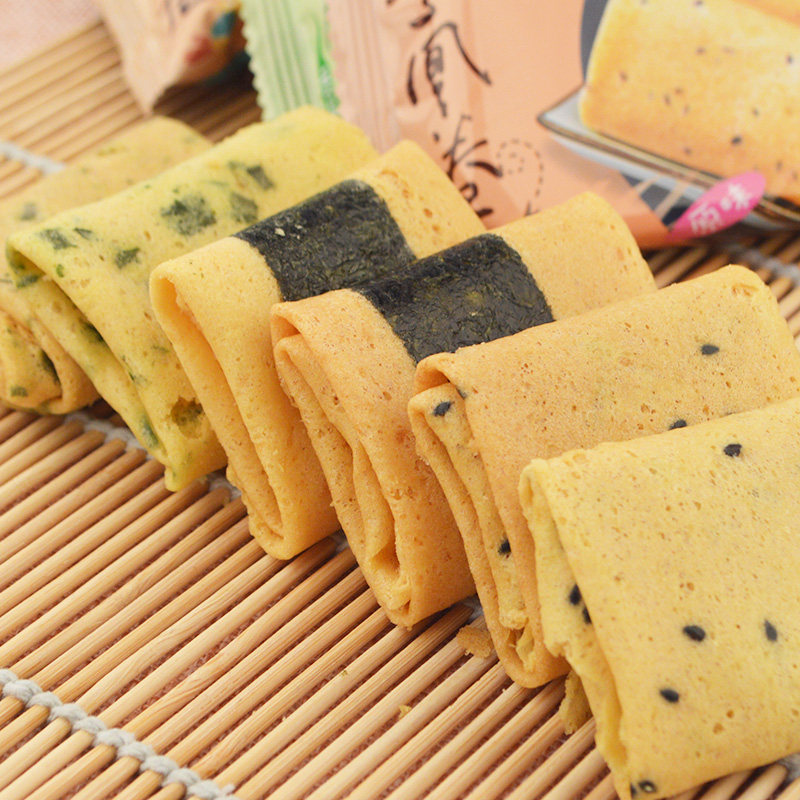 手工凤凰卷老式鸡蛋卷居家办公休闲零食茶点心小吃饼干糕点礼盒