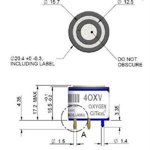 CITY 4OXV氧气传感器探头AAY80-390R 40xLL 4OX2 OXYGEN CITICELr