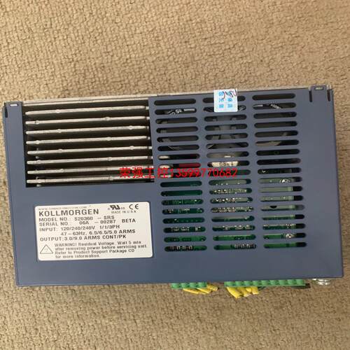 【荣强工控】科尔摩根  科尔摩根 驱动器S20360-SRS，拆机成色新