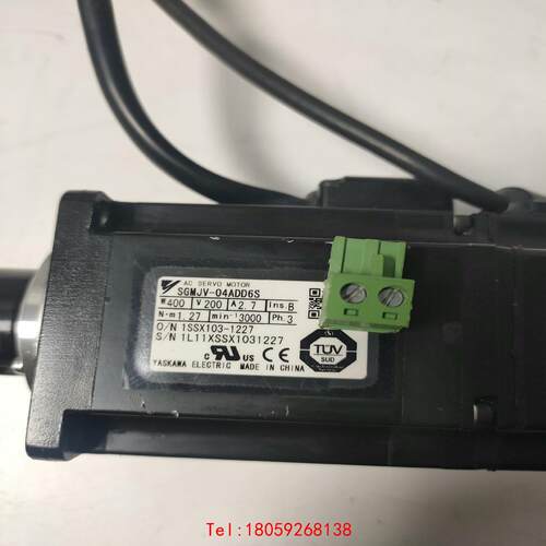 【非标价】安川电机SGMJV-04ADD6S拆机货一台，图片实物拍摄，