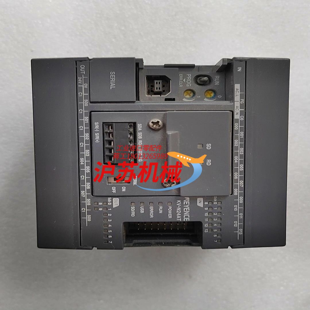 基恩士PLC，型号KV-N24AT，，功能完好，