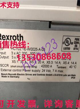 原装供应HCT02.1E-W0025-A-03-B-L8-2S-NN-NN-FW R911329657 / 伺