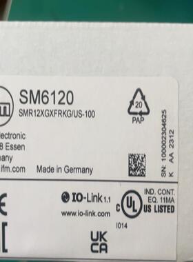 【顺庆】易福门ifm SM6120 一个 SM7120五个  sm6
