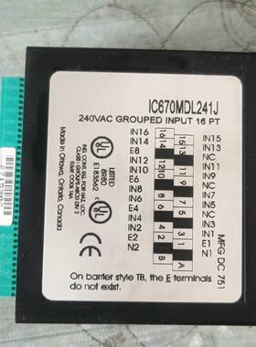 （设备配件）GE IC670MDL241J，拆机图片GE IC670MD