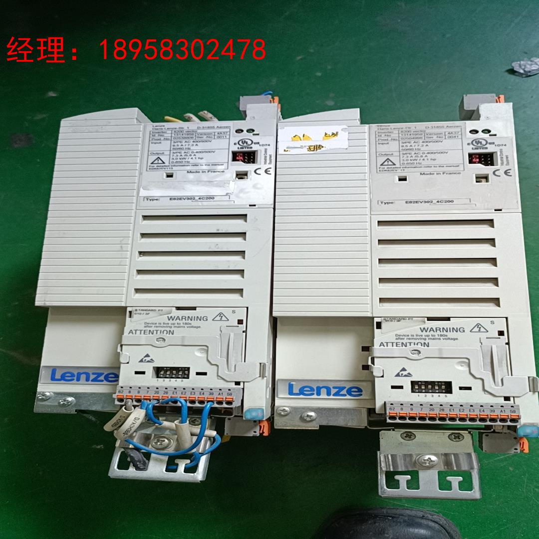 l伦茨变频器D-31855原装拆机E82EV302-4C20