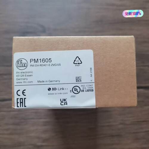 现货全新原装 IFM易福门 PM1605 压力传感器拍