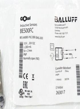 BALLUFF巴鲁夫接近开关BES M12MI-PSC40B