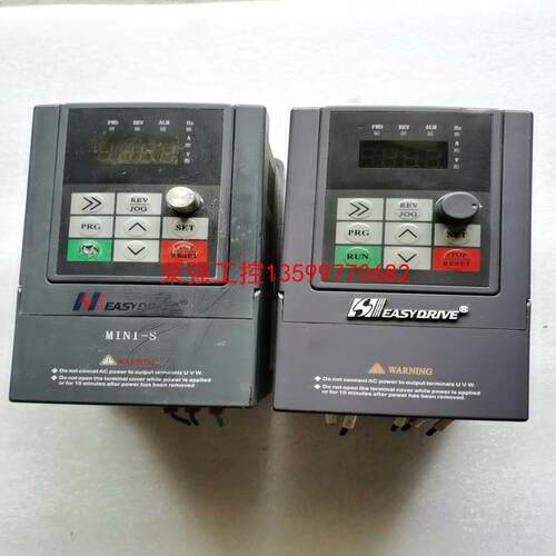 【荣强工控】二手易驱变频器MINI-S-2S0007M 12A，0.75