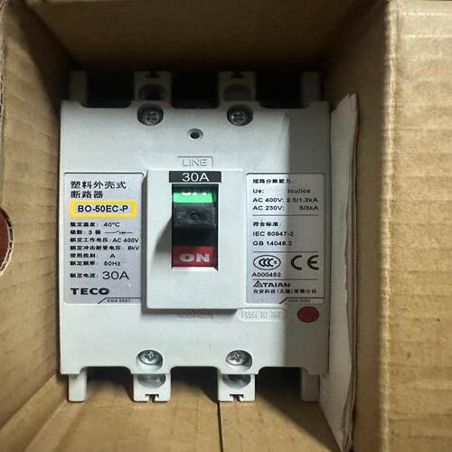 台安TECO BO-50EC 30安断路器