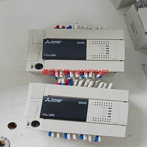 【荣强工控】FX3U-32MT三菱PLC。成色新