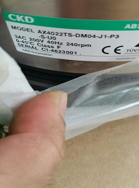 CKD直驱电机AX4022TS-DM04-J1-P3-S-U