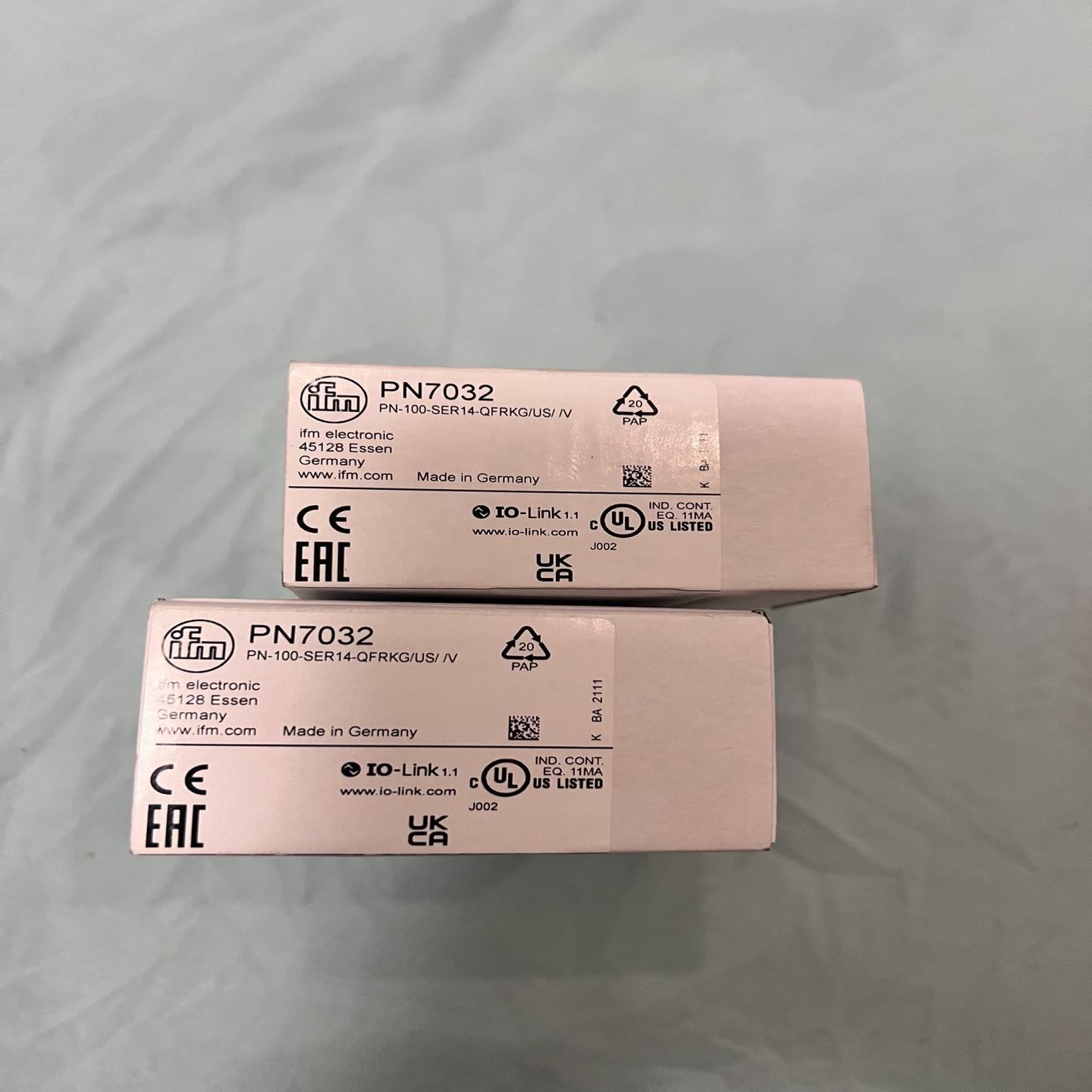 ifm压力计PN7032，全新没有使用过，实物请见下图，