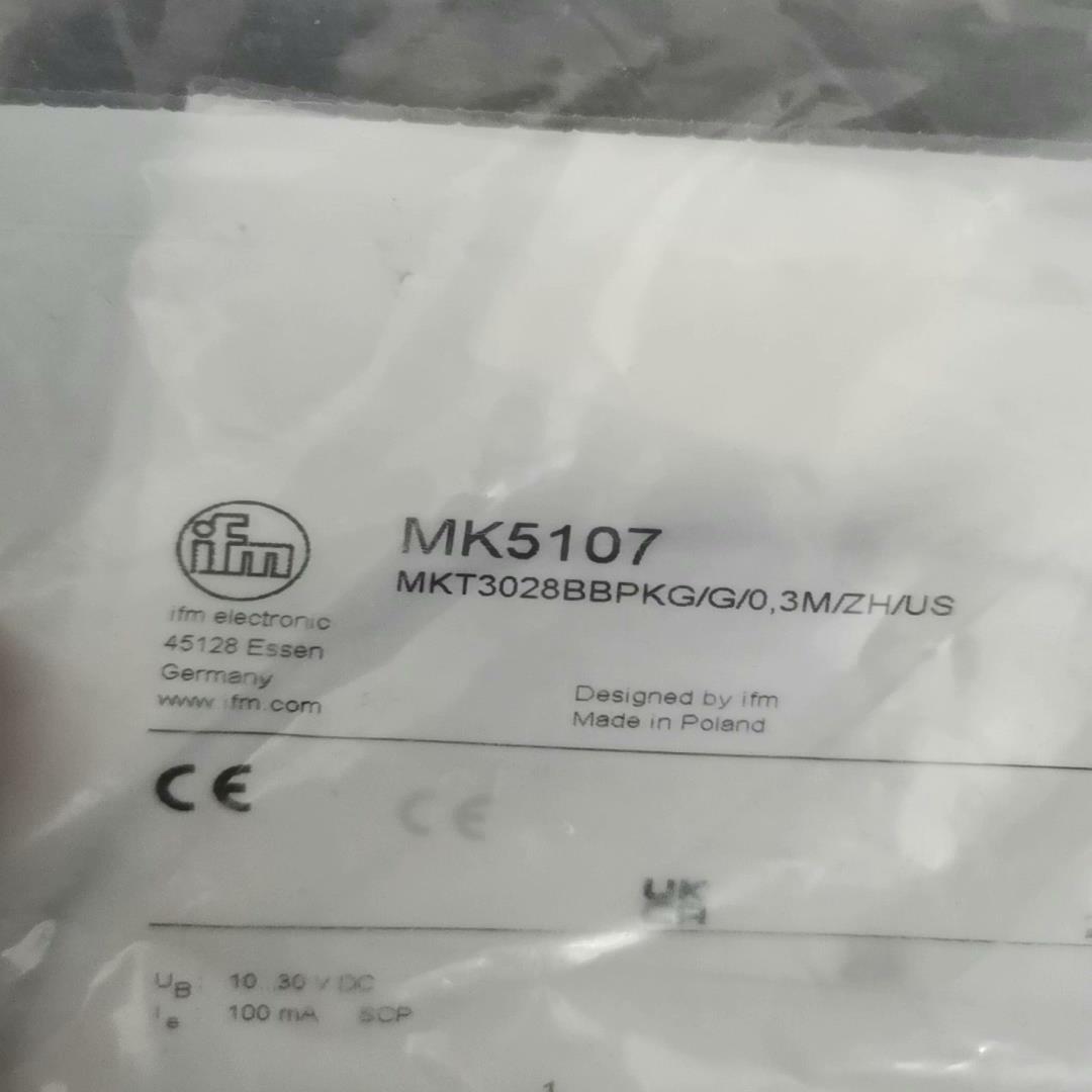 德国IFM易福门MK5107全新原装T型槽气缸磁性开关传感器