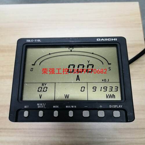 【荣强工控】二手DAIICHI多功能电量表SQLC-110L-E3F10