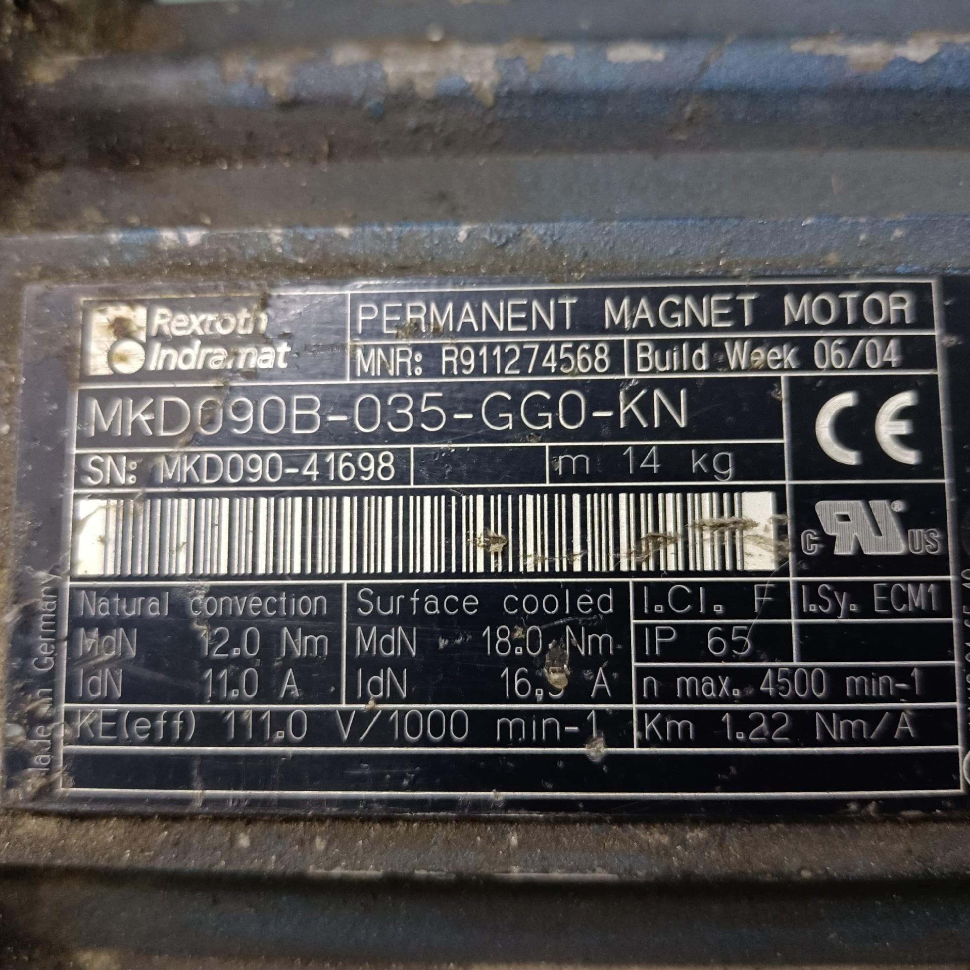 力士乐伺服电机MKD090B-035-GG0-KN 现货议价