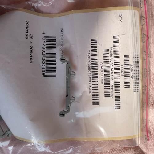 德国万可WAGO轨装脚209-188全新原装