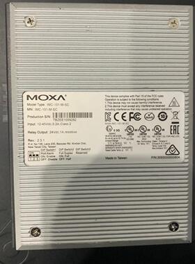 摩莎MOXA 串口服务器，IMC-101-m-SC，实拍如下