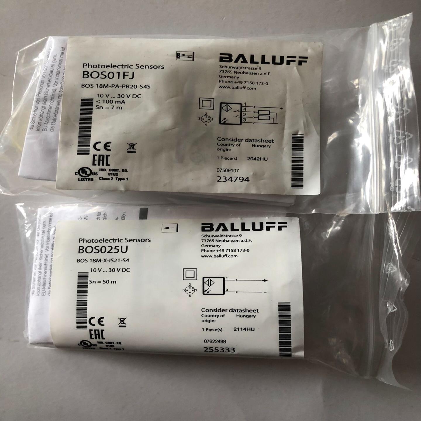 BOS01FJ BOS 18M-PA-PR20原装正品巴鲁夫