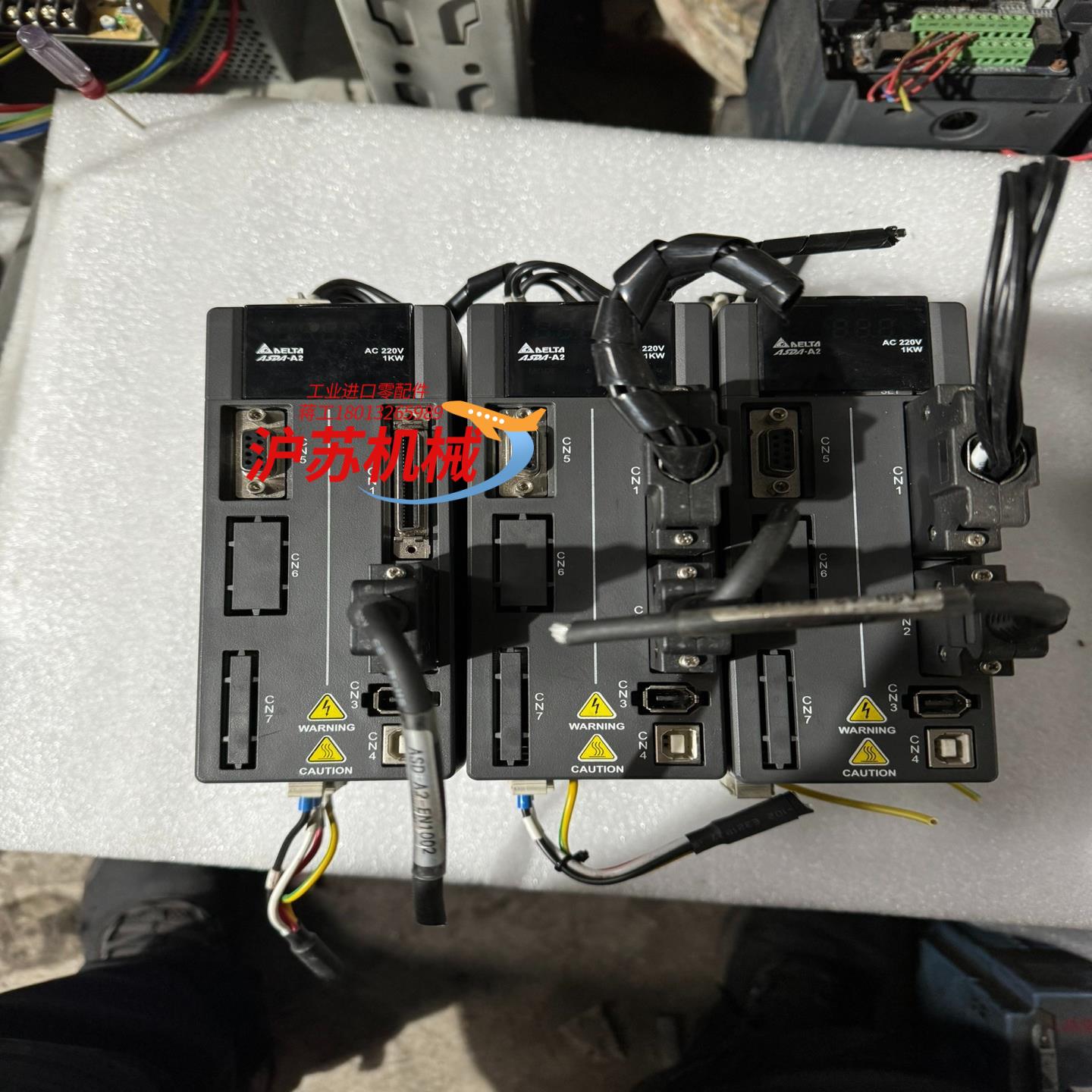 装机未使用台达伺服驱动器，