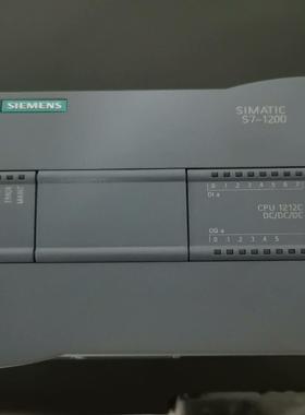 西门子1212c DCDCDC，基本全新。仅通电测试未装柜使