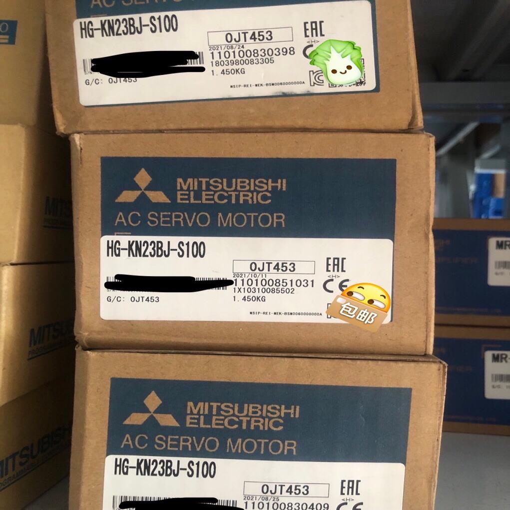 现货全新原装三菱伺服电机，HG-KN23BJ-S100，实拍