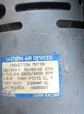 伟创力回流焊马达，E39AAF-2