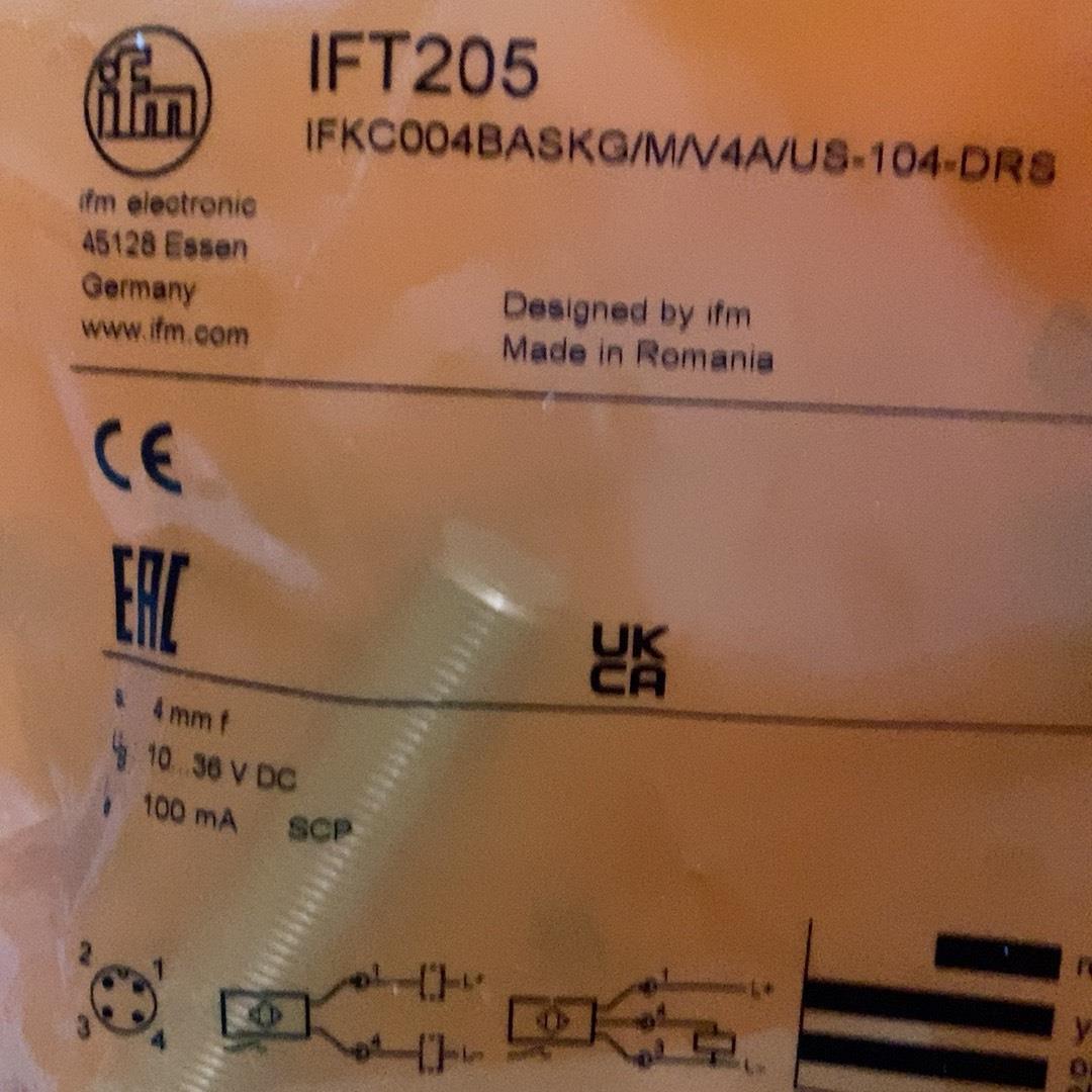 易福门IFT205  IFT257  IFS240全新原装现