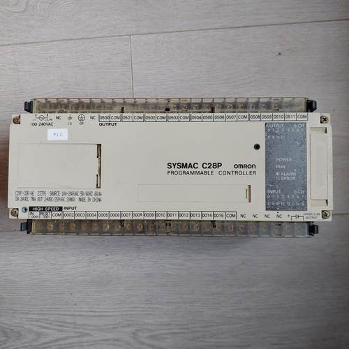 omron欧姆龙SYSMAC C28P PLC折机一台，成色