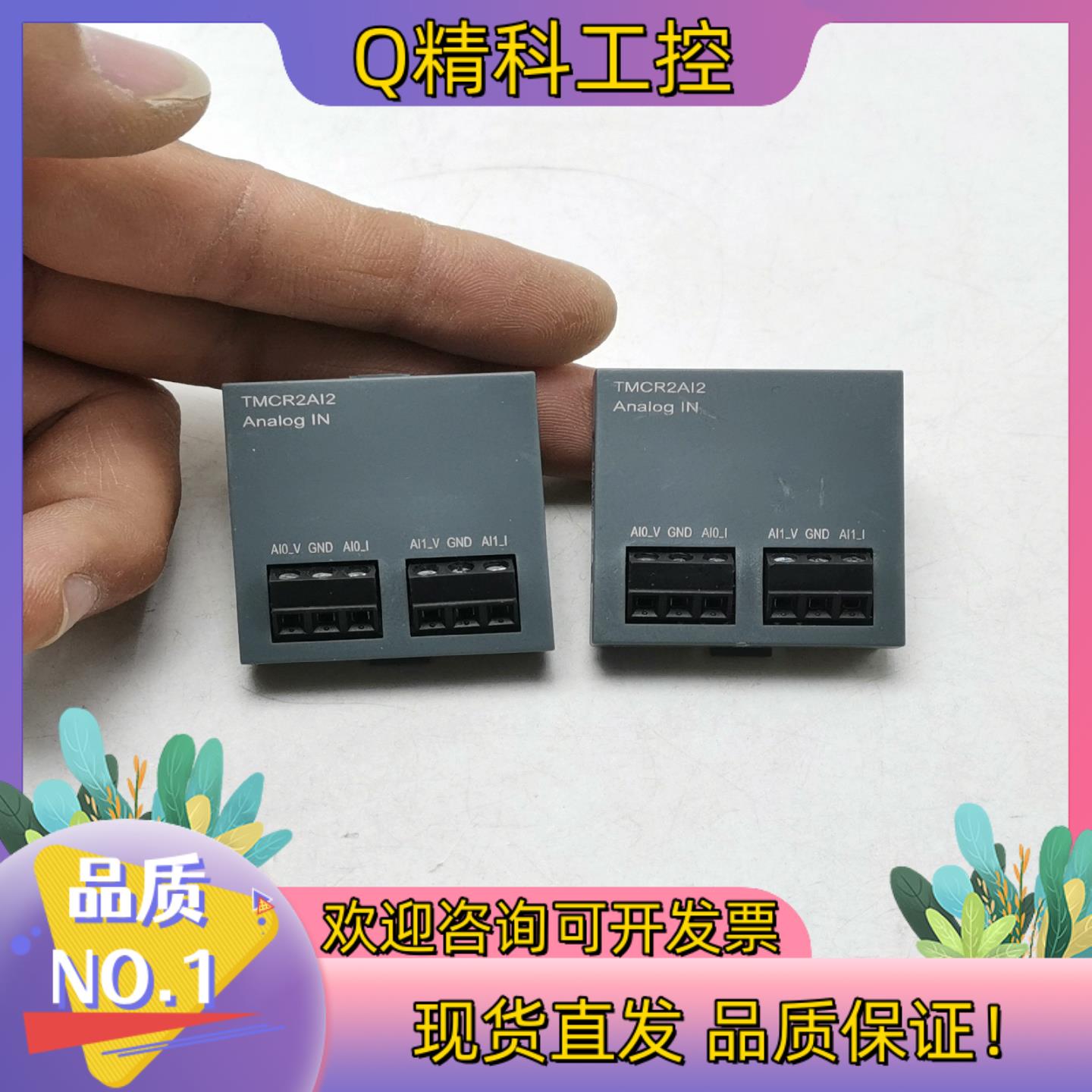 现货TMCR2AI2PLC两通道模拟量输入模块功能完好