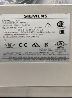 7ML50500AA111DA0-Z SITRANS LUT议价
