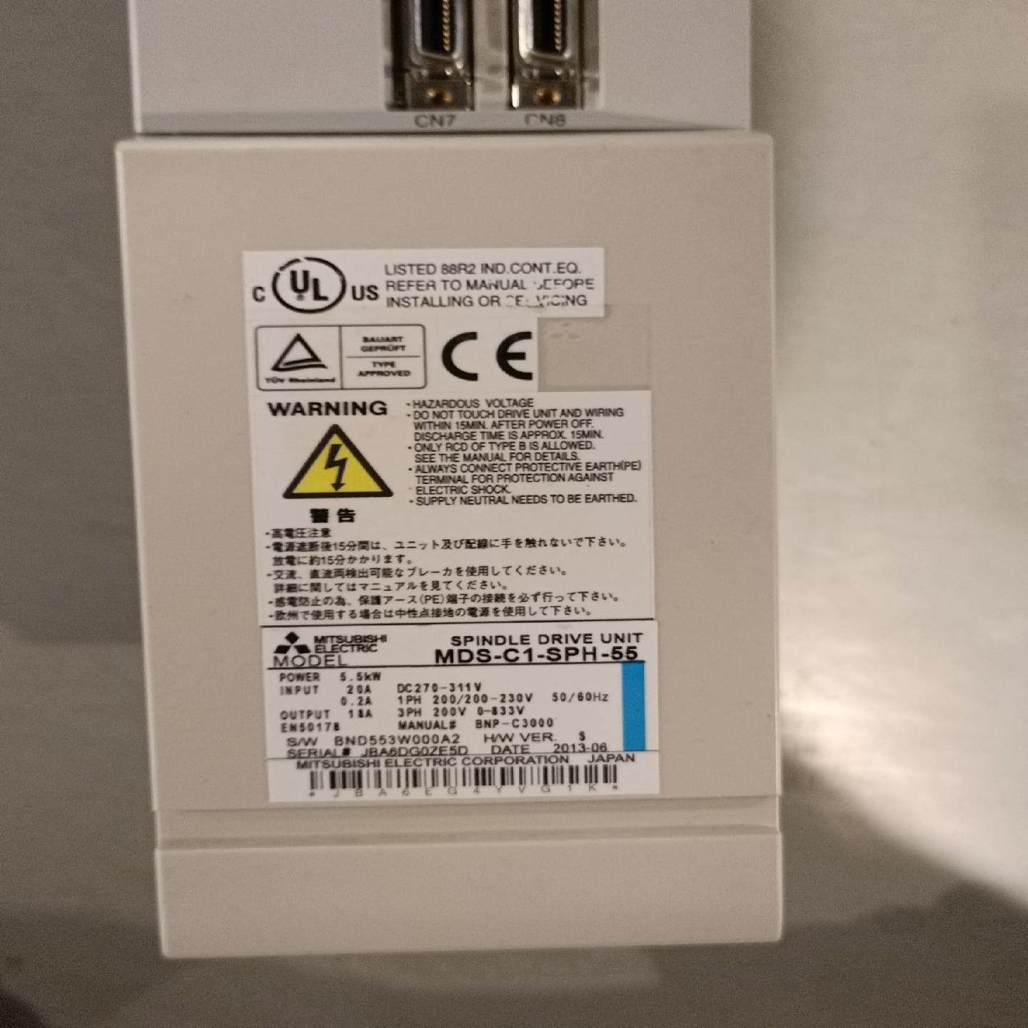 三菱驱动器MDS-C1-SPH-55/MDS-C1-SPH-