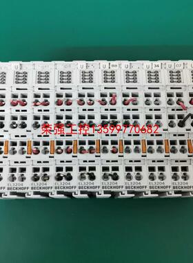 【荣强工控】BECKHOFF倍福EL3204温度模块二手拆机成色如图，实